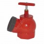 Клапан пожарный чугун угловой 125 гр ПК50 Ду 50 1,6 МПа муфта-цапка Цветлит ZW80001