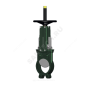 Задвижка шиберная односторонняя чугунная VG4400-00NI Ду 300 Ру7 межфланцеваяанцевая со штурвалом уплотнение: нитрил Tecofi VG4400-00NI0300
