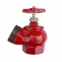 Клапан пожарный чугун угловой 125 гр ПК50 Ду 50 1,6 МПа муфта-цапка Цветлит ZW80001