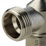 Кран шаровой полнопроходной угловой STOUT - 1/2' x 3/4' (НР/НР, ручка-флажок, для стиральных машин) SVB-0059-001234 (SVB-0023-001520)