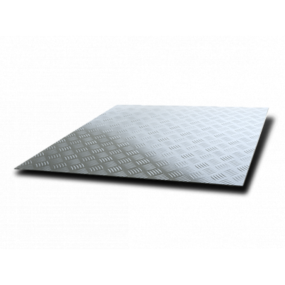 Рифленый алюминиевый лист 1,2х300х300мм АМГ2Н2Р Квинтет